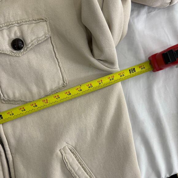 Volcom Jacket Womens L white Fleece Sherpa Lined Full Zip Outdoors workwear - Picture 7 of 8